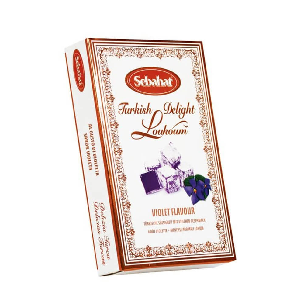 Violet Flavour Turkish Delight Gift Box 200g